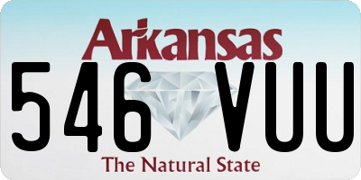 AR license plate 546VUU
