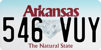 AR license plate 546VUY