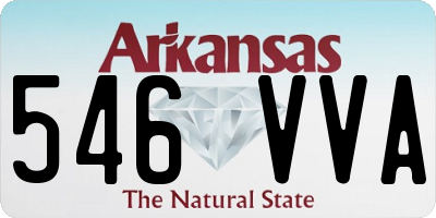 AR license plate 546VVA