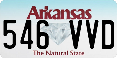 AR license plate 546VVD
