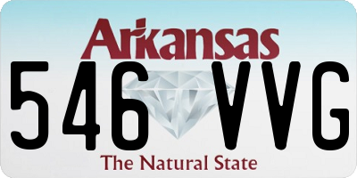 AR license plate 546VVG