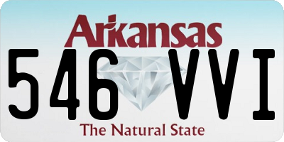 AR license plate 546VVI