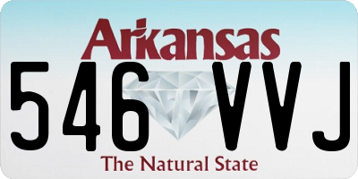 AR license plate 546VVJ