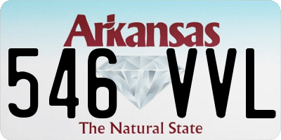 AR license plate 546VVL