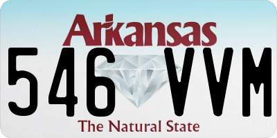 AR license plate 546VVM