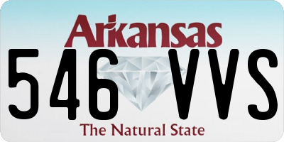 AR license plate 546VVS