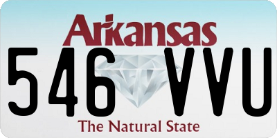 AR license plate 546VVU