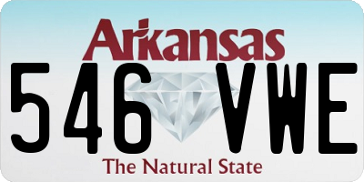 AR license plate 546VWE