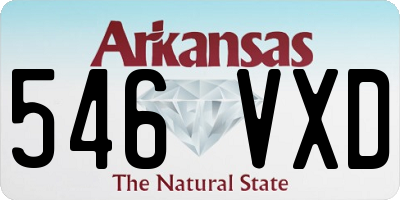 AR license plate 546VXD