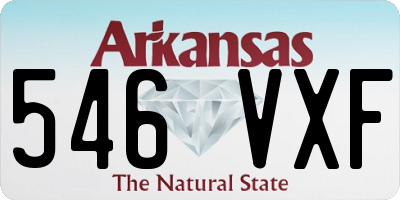 AR license plate 546VXF