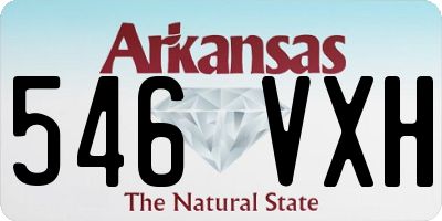 AR license plate 546VXH