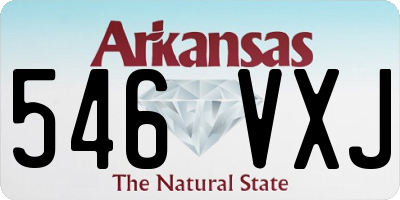AR license plate 546VXJ