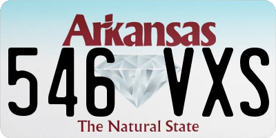 AR license plate 546VXS