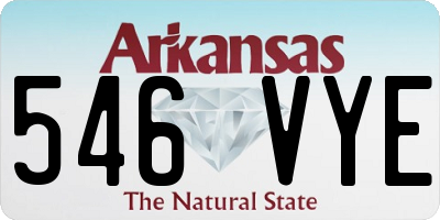 AR license plate 546VYE