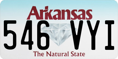 AR license plate 546VYI