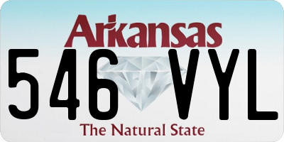 AR license plate 546VYL