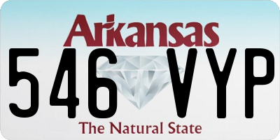 AR license plate 546VYP