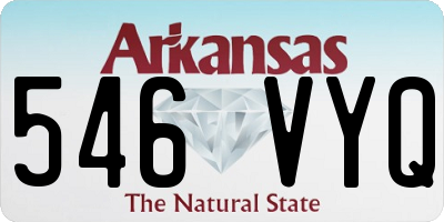 AR license plate 546VYQ