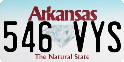 AR license plate 546VYS