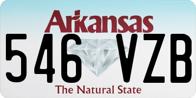 AR license plate 546VZB