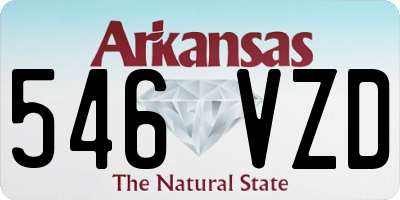AR license plate 546VZD