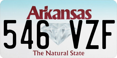 AR license plate 546VZF
