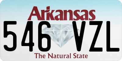 AR license plate 546VZL