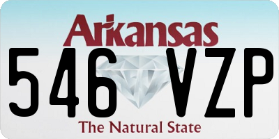 AR license plate 546VZP