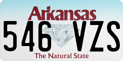 AR license plate 546VZS