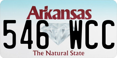 AR license plate 546WCC