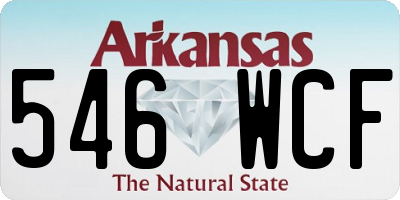 AR license plate 546WCF