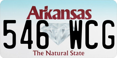 AR license plate 546WCG