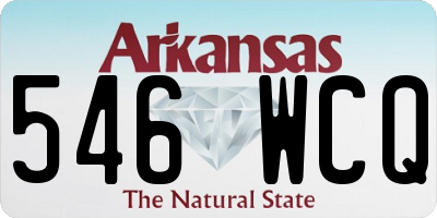 AR license plate 546WCQ