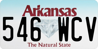 AR license plate 546WCV