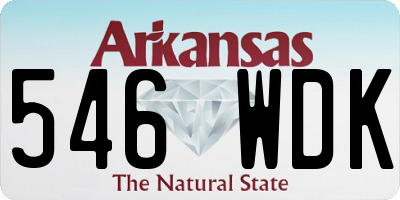 AR license plate 546WDK