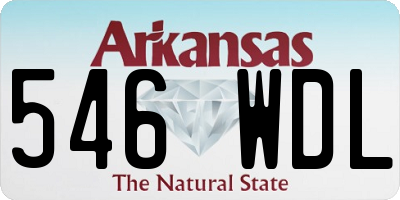 AR license plate 546WDL