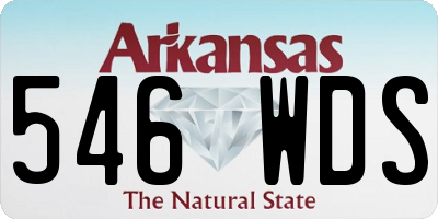 AR license plate 546WDS