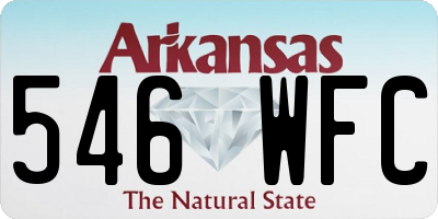 AR license plate 546WFC