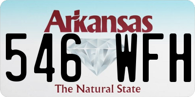 AR license plate 546WFH