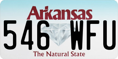 AR license plate 546WFU