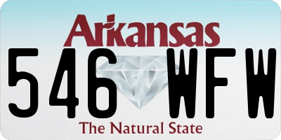 AR license plate 546WFW