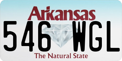 AR license plate 546WGL