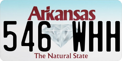 AR license plate 546WHH