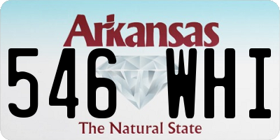 AR license plate 546WHI