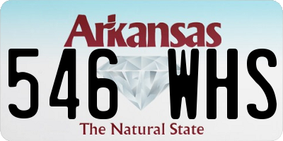 AR license plate 546WHS