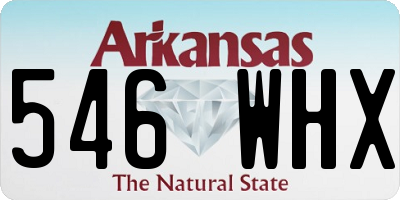 AR license plate 546WHX