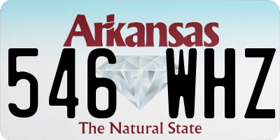 AR license plate 546WHZ