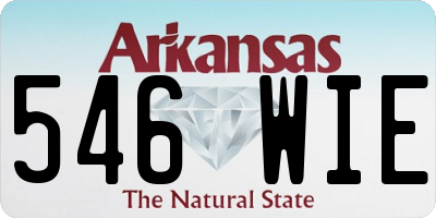 AR license plate 546WIE