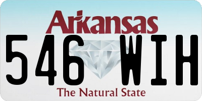 AR license plate 546WIH