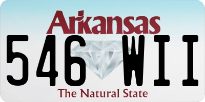 AR license plate 546WII